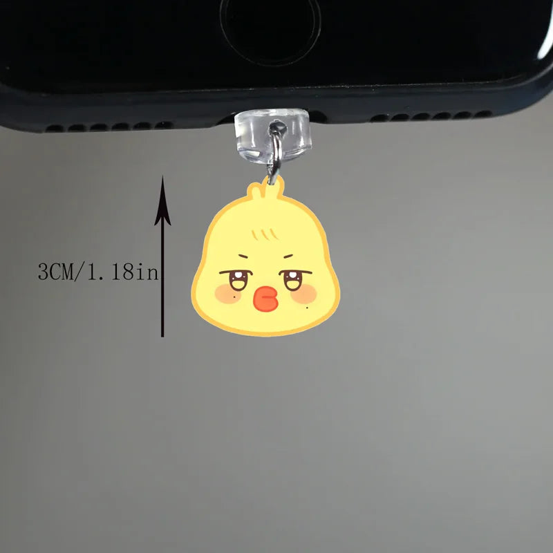 Kpop Aniteez Acrylic phone dust plug  Hongjoong Seonghwa Yunho Yeosang San Ming Wooyoung Jongho phone accessories Fans Gifts