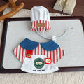 Cute Pet Chef Costume Set with Hat and Bib Collar Role Play Outfit for Dogs Cats Fun Pet Gift Birthday Party Photo Props