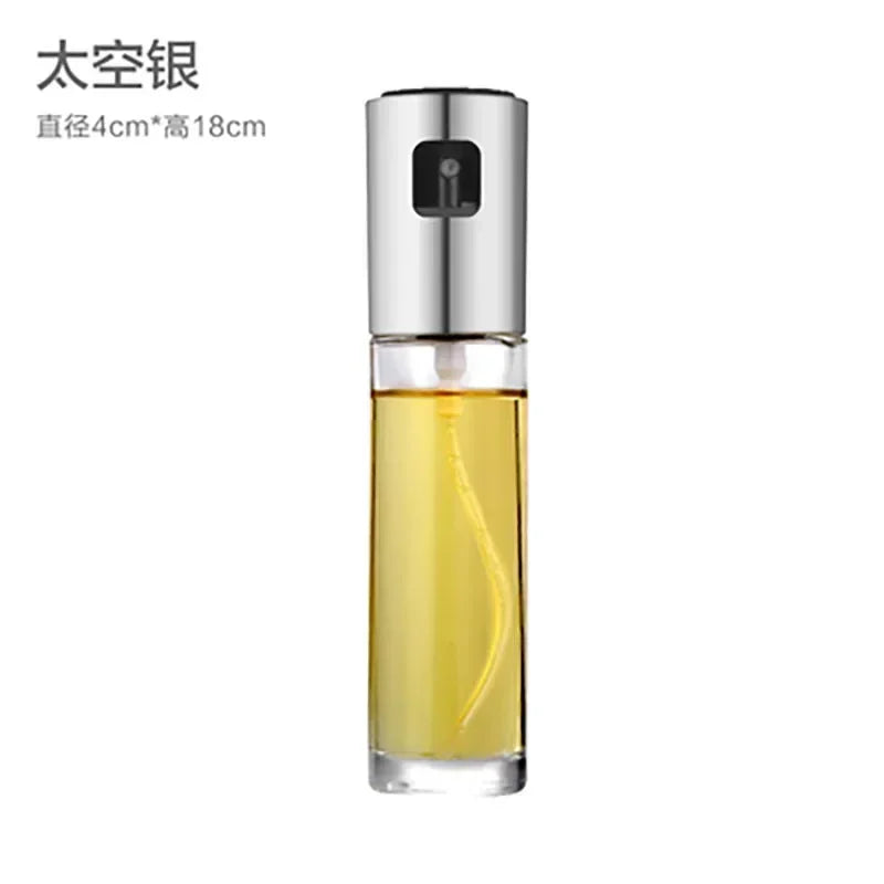 Kitchen Portable Spray Bottle Oil Sprayer Oiler Pot BBQ Barbecue Cooking Tool Can Pot Cookware Household Storage Tool PP Olive