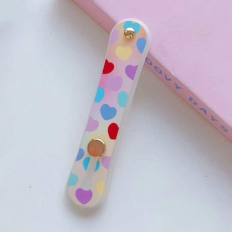 Phone Finger Ring Holder Portable Phone Grip Stand Telescopic Finger Strap Bracket Phone Accessories Universal Colorful Silicone