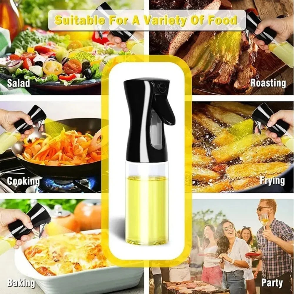 200ml/300ml500ml Oil Spray Bottle Plastic Spray Oil Sprayer Bottle BBQ Cooking Olive Oil Sprayer Oil Kettle Cooking Tool Supplie