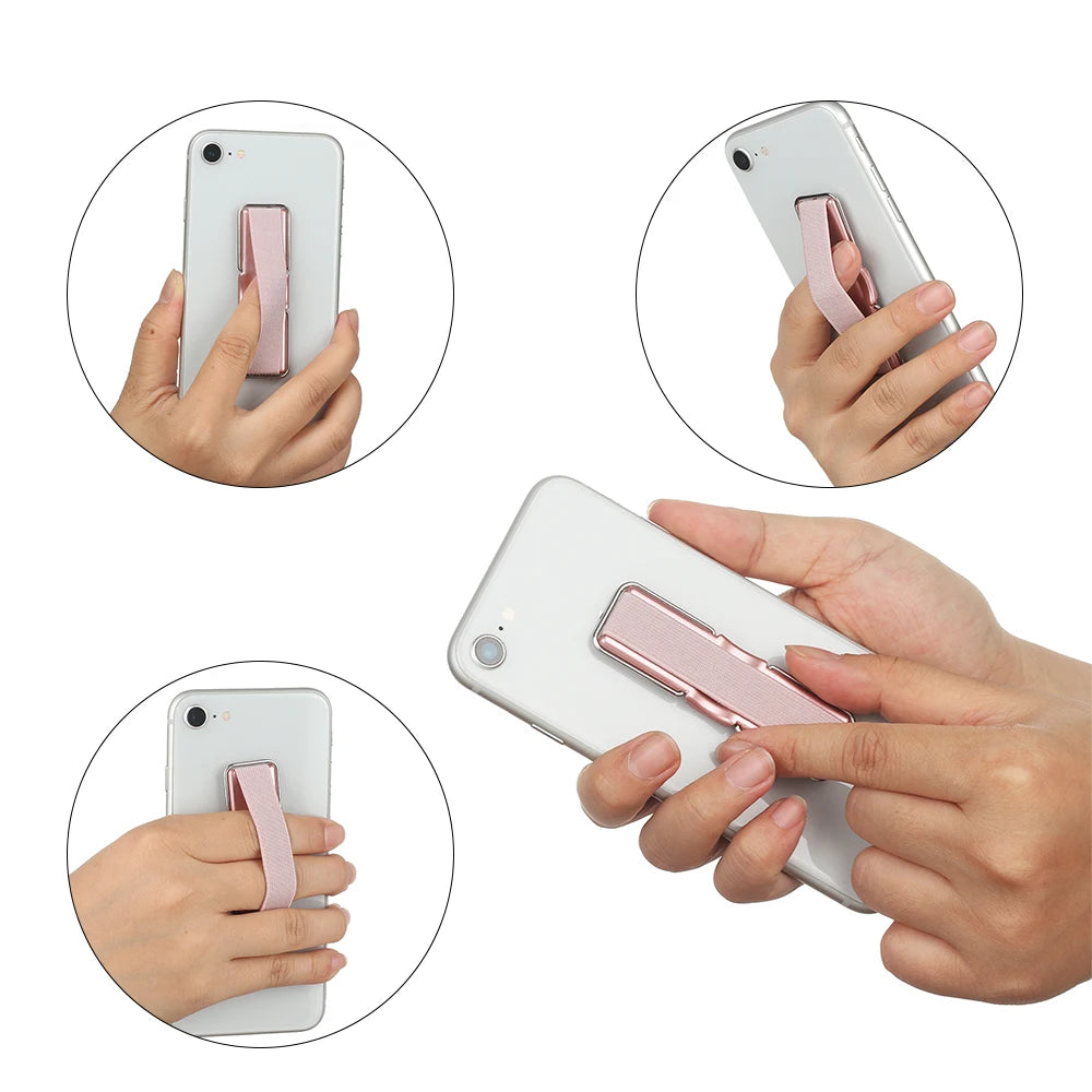 1Pc Universal Elastic Strap Phone Holder Finger Grip Strap Stand for Mobile Phone for iPhone for iPad Tablet Phone Accessories