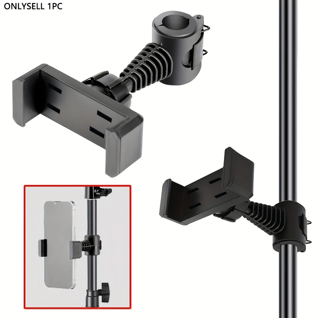 1 Universal Phone and Tripod Accessory, 360° Rotatable, Bicycle Motorcycle Phone Holder, Suitable for Smartphone Accessories
