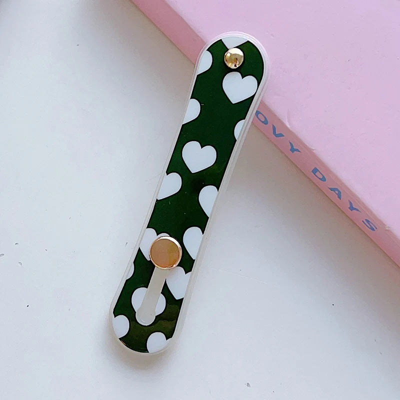 Phone Finger Ring Holder Portable Phone Grip Stand Telescopic Finger Strap Bracket Phone Accessories Universal Colorful Silicone