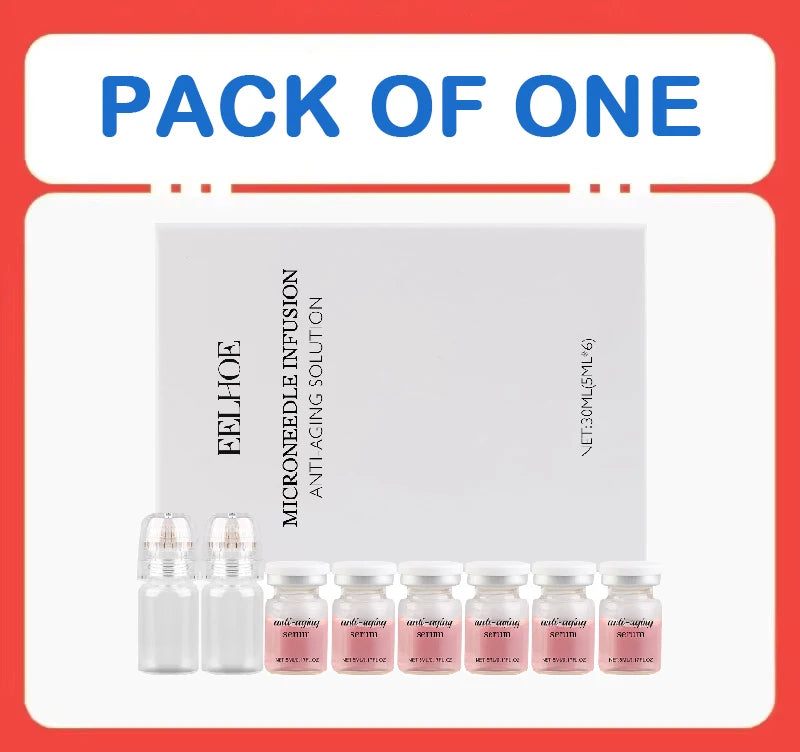 Moisturizing Skincare Kit | 2 Beauty Tools + 6 Daily Facial Serum, Softens Skin, Improves Fine Lines and Enhances Elasticity
