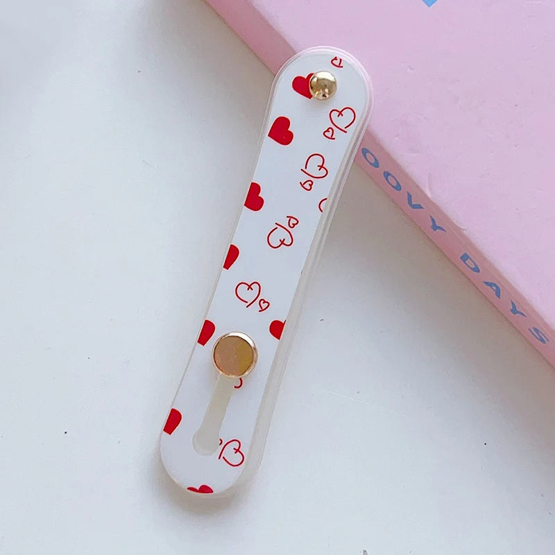 Phone Finger Ring Holder Portable Phone Grip Stand Telescopic Finger Strap Bracket Phone Accessories Universal Colorful Silicone