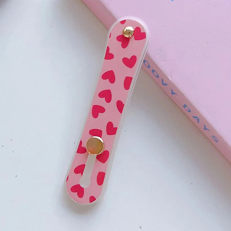 Phone Finger Ring Holder Portable Phone Grip Stand Telescopic Finger Strap Bracket Phone Accessories Universal Colorful Silicone