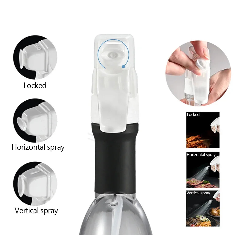 350ml Oil Spray Bottle Kitchen Oil Bottle Cooking Baking Tool Vinegar Mist Sprayer Barbecue Spray Bottle Cooking BBQ Accessories