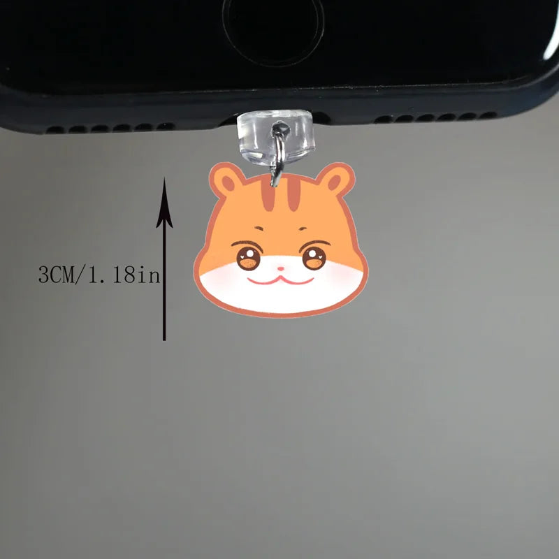 Kpop Aniteez Acrylic phone dust plug  Hongjoong Seonghwa Yunho Yeosang San Ming Wooyoung Jongho phone accessories Fans Gifts