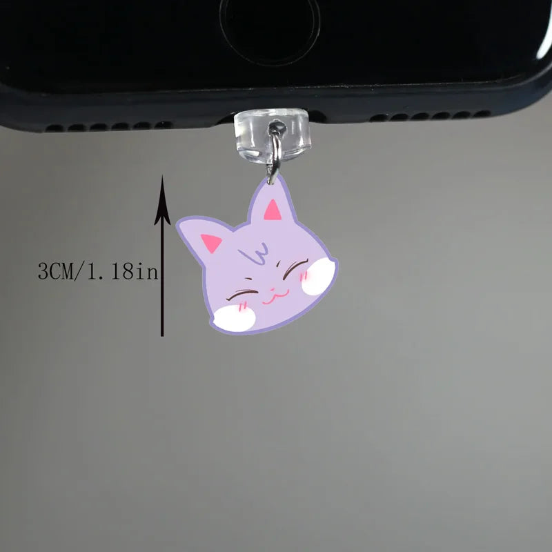Kpop Aniteez Acrylic phone dust plug  Hongjoong Seonghwa Yunho Yeosang San Ming Wooyoung Jongho phone accessories Fans Gifts