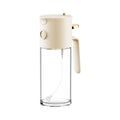 Practical 580 ML 2-in-1 Oil Sprayer Automatic Glass Oil Dispenser Refillable Leak-Proof Cooking Oil Tank BBQ