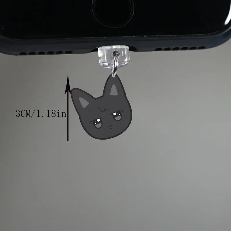 Kpop Aniteez Acrylic phone dust plug  Hongjoong Seonghwa Yunho Yeosang San Ming Wooyoung Jongho phone accessories Fans Gifts