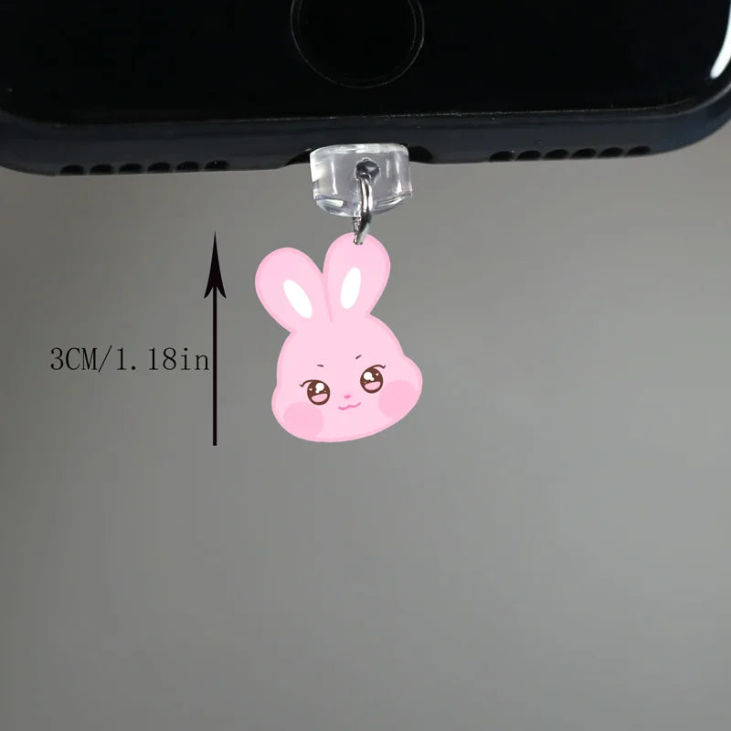 Kpop Aniteez Acrylic phone dust plug  Hongjoong Seonghwa Yunho Yeosang San Ming Wooyoung Jongho phone accessories Fans Gifts