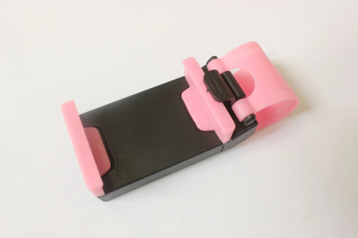 Car Steering Wheel Phone Holder Universal Buckle Stand Bracket Support IPhone Xiaomi GPS Auto Interior Decoration Accessories