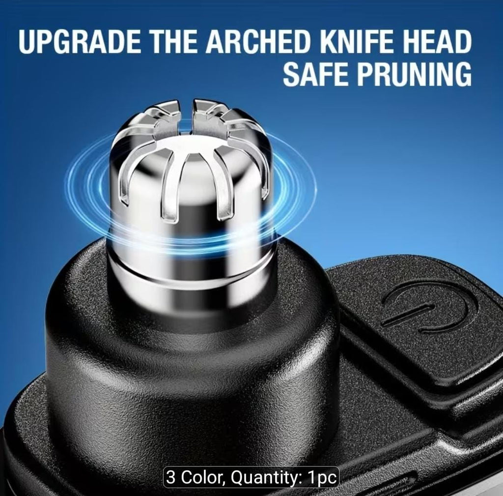 Rechargeable Electric Nose &amp; Ear Hair Trimmer with LED Display. Key Features: